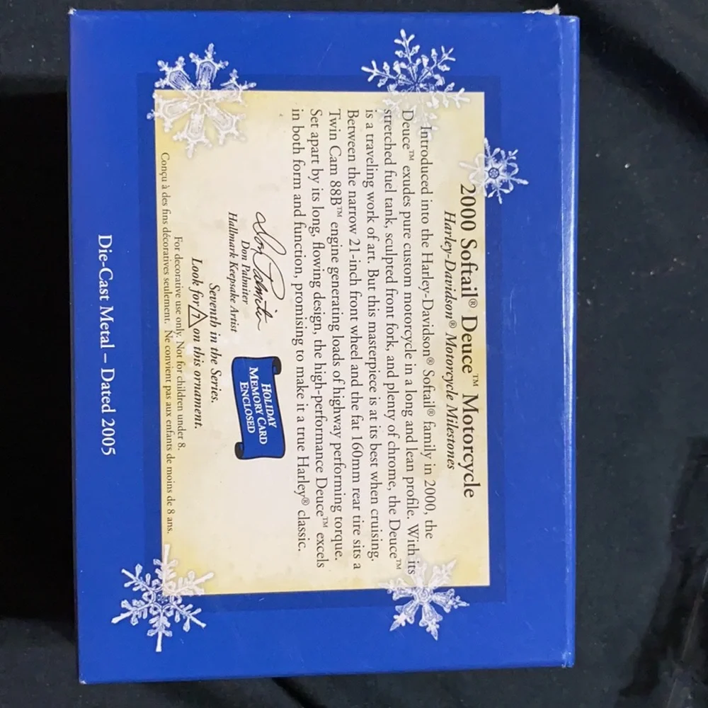 2000 Softtail deuce Harley-Davidson ornament